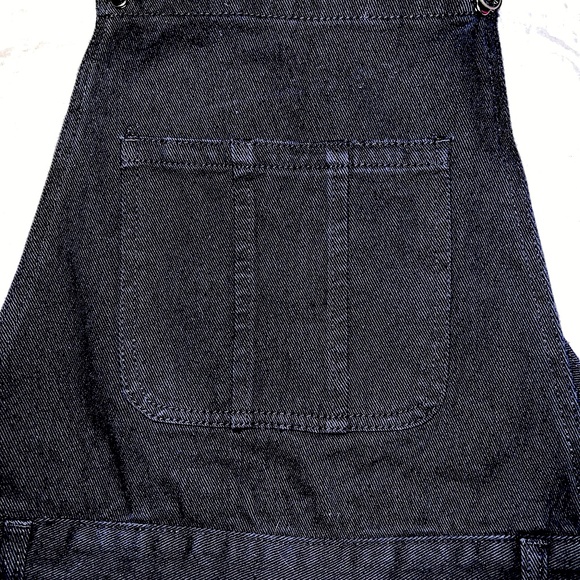 Hot Topic XXX RUDE Black Destructed Overalls - Unisex Size 28 Waist - Picture 10 of 11